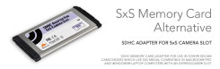 Sonnet SDHC Adapter for SxS Camera Slot or ExpressCard34 