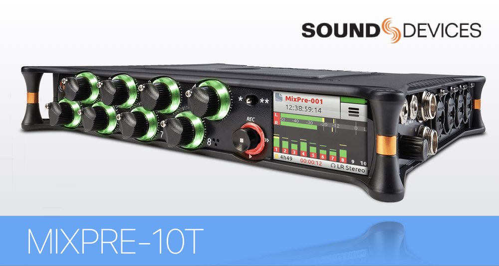 Новый микшер SoundDevices Mixpre-10T уже доступен к заказу! Новый микшер SoundDevices Mixpre-10T уже доступен к заказу!