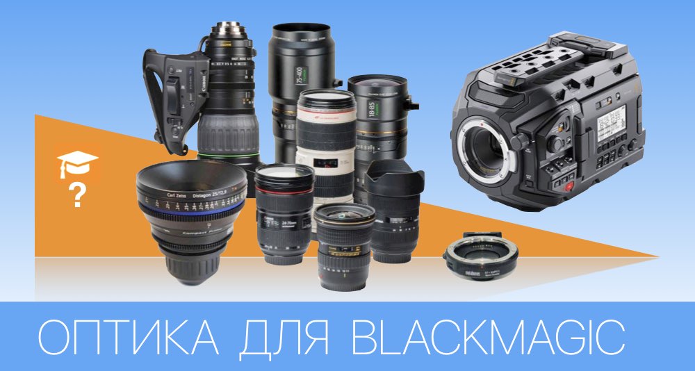 Объективы для камер BlackMagic Design